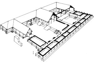 Fig_1_Courtyard_House_Reconstruction_Shaanxi_Western_Zhou_Period_Fu_2002_p27